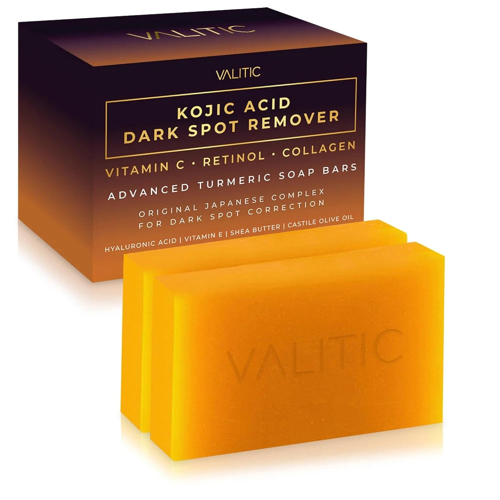 Valitic Kojic Acid Turmeric Soap Bars
